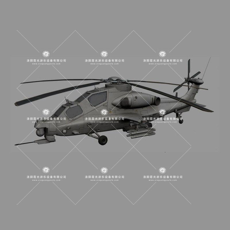 深圳武装直升机3D模型